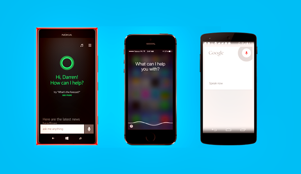 سیری بهتر از کورتانا و Google now است
