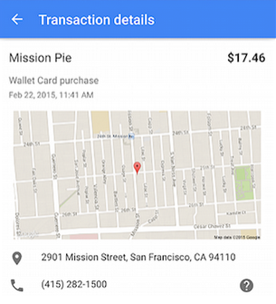 ادغام Wallet اندروید و Maps توسط گوگل